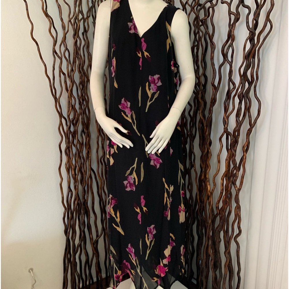 New Floral Tess Sillk Maxi Dress